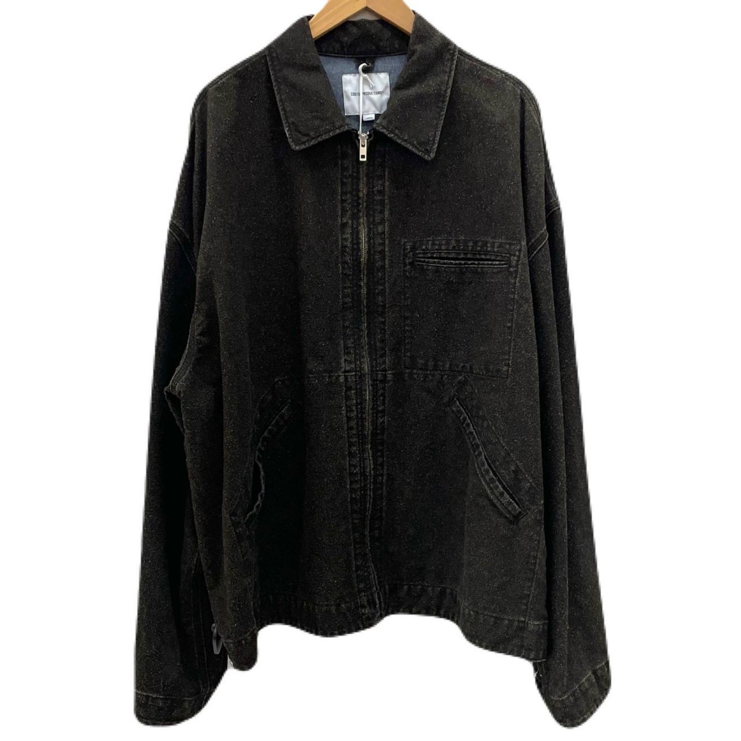 【中古】COOTIE | クーティー　26SS Grainy Denim Work Jacket ワイドシルエット　ウォッシュ加工　ワークジャケット CTE-26S207 ブラック サイズ：L【尾張小牧店】