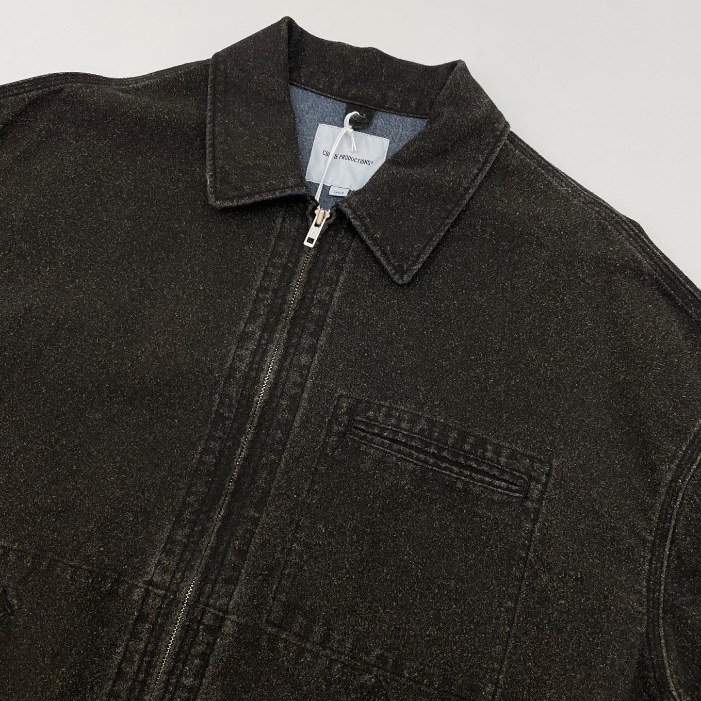 【中古】COOTIE | クーティー　26SS Grainy Denim Work Jacket ワイドシルエット　ウォッシュ加工　ワークジャケット CTE-26S207 ブラック サイズ：L【尾張小牧店】