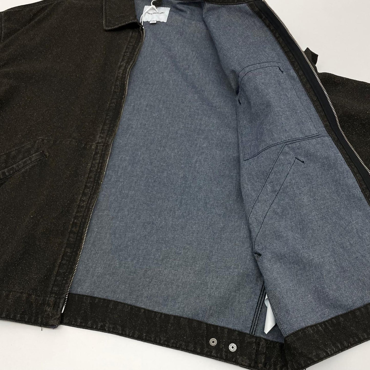 【中古】COOTIE | クーティー　26SS Grainy Denim Work Jacket ワイドシルエット　ウォッシュ加工　ワークジャケット CTE-26S207 ブラック サイズ：L【尾張小牧店】