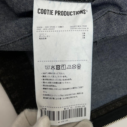 【中古】COOTIE | クーティー　26SS Grainy Denim Work Jacket ワイドシルエット　ウォッシュ加工　ワークジャケット CTE-26S207 ブラック サイズ：L【尾張小牧店】