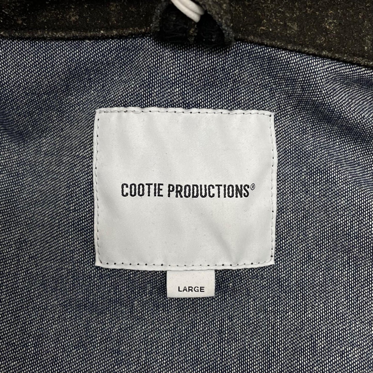 【中古】COOTIE | クーティー　26SS Grainy Denim Work Jacket ワイドシルエット　ウォッシュ加工　ワークジャケット CTE-26S207 ブラック サイズ：L【尾張小牧店】