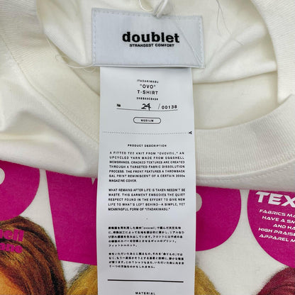 doublet | ダブレット OVO T-SHIRT 半袖Ｔシャツ 26SS33CS429 ホワイト サイズ：M【尾張小牧店】