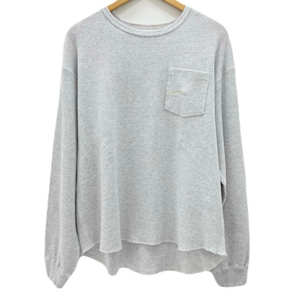 FACETASM | ファセッタズム THRMAL KNIT LONG TEE 長袖Ｔシャツ MYK-TEE-06 グレー サイズ：4【尾張小牧店】