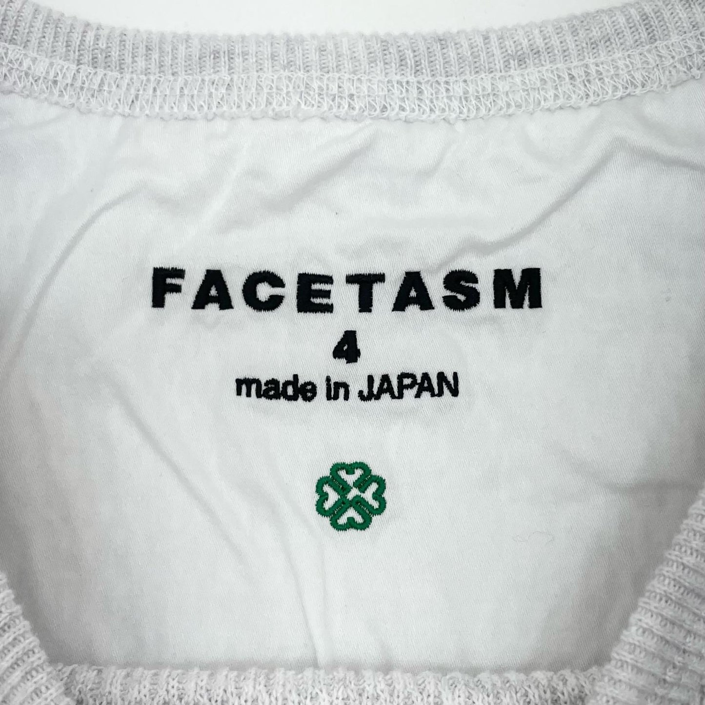FACETASM | ファセッタズム THRMAL KNIT LONG TEE 長袖Ｔシャツ MYK-TEE-06 グレー サイズ：4【尾張小牧店】
