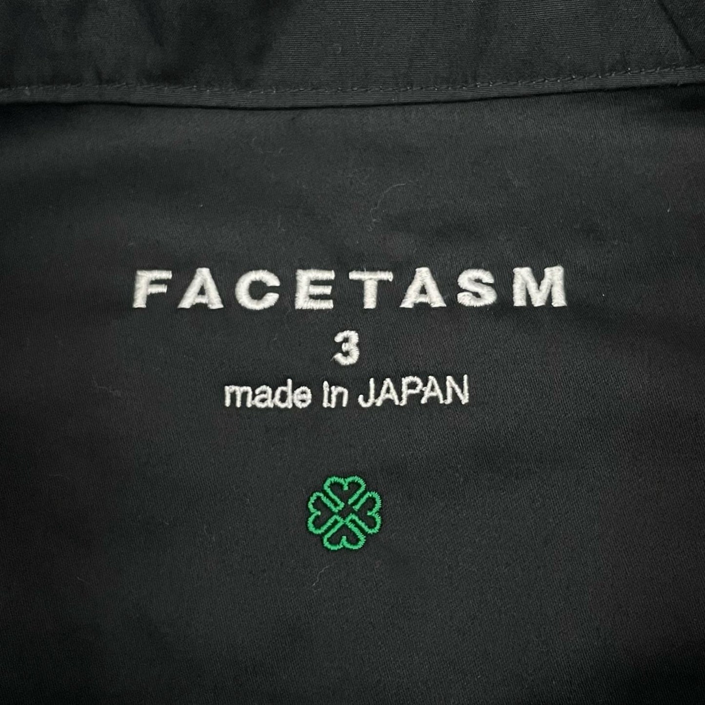 FACETASM | ファセッタズム LACE UP SHIRT 長袖シャツ MYK-SH-05 ブラック サイズ：3【尾張小牧店】