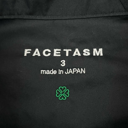 FACETASM | ファセッタズム LACE UP SHIRT 長袖シャツ MYK-SH-05 ブラック サイズ：3【尾張小牧店】