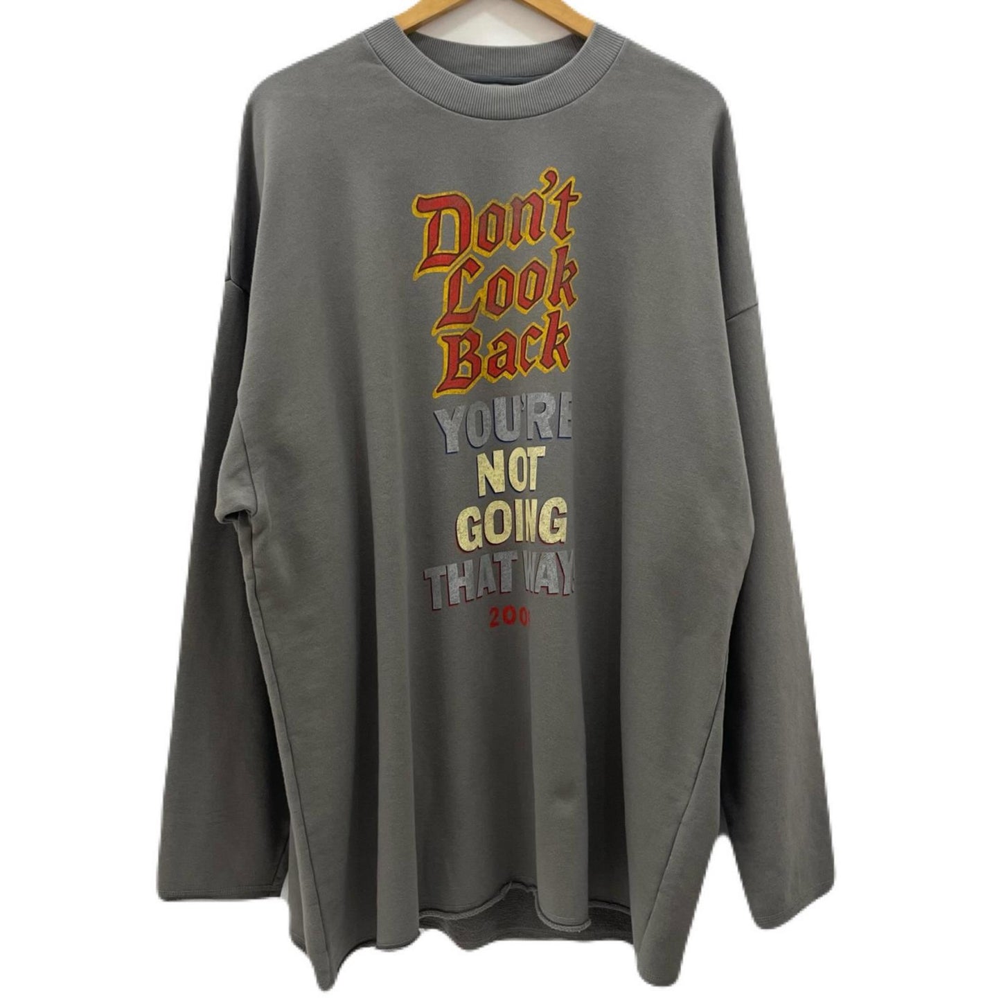 【中古】WHITE MOUNTAINEERING | ホワイトマウンテニアリング　26SS VINTAGE SWEAT SHIRT 長袖スウェット WM2671528 グレー サイズ：4【尾張小牧店】