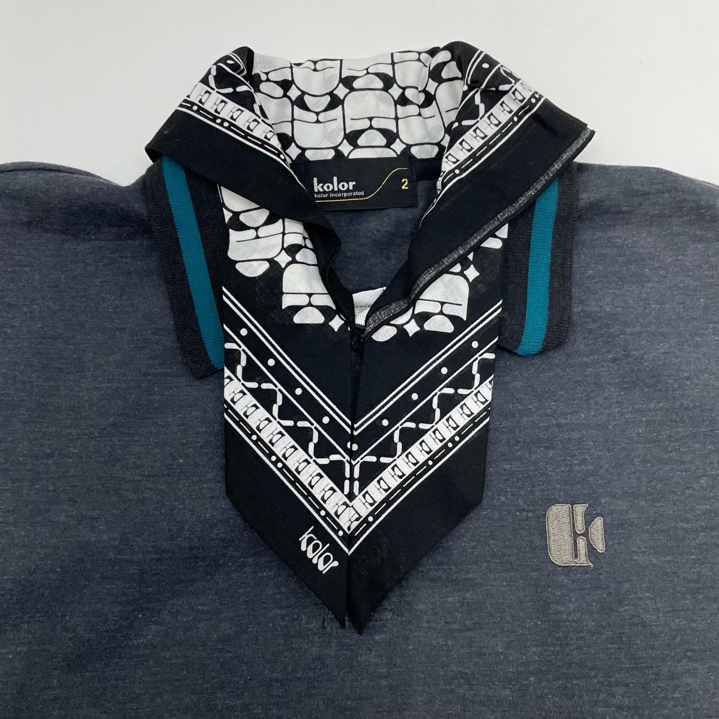 kolor | カラー 半袖Ｔシャツ 26SCM-T03202 グレー サイズ：2【尾張小牧店】