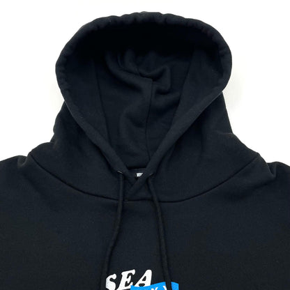 【中古】WIND AND SEA×GOD SELECTION XXX | ウィンダンシー×ゴッドセレクショントリプルエックス 長袖パーカー ブラック サイズ：M【尾張小牧店】