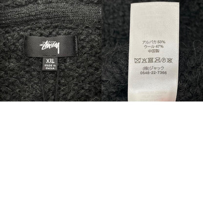 【中古】STUSSY | ステューシー CHUNKY SWEATER ZIP HOOD 長袖パーカー 117200 ブラック サイズ：XXL【尾張小牧店】