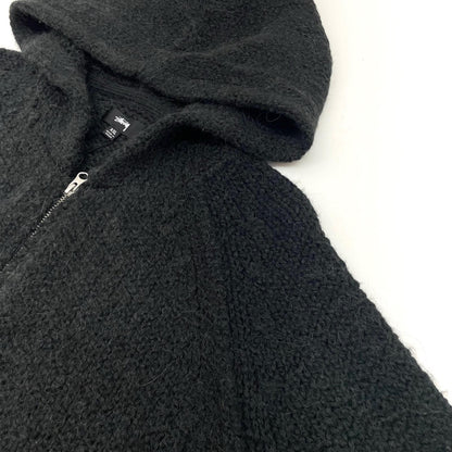 【中古】STUSSY | ステューシー CHUNKY SWEATER ZIP HOOD 長袖パーカー 117200 ブラック サイズ：XXL【尾張小牧店】