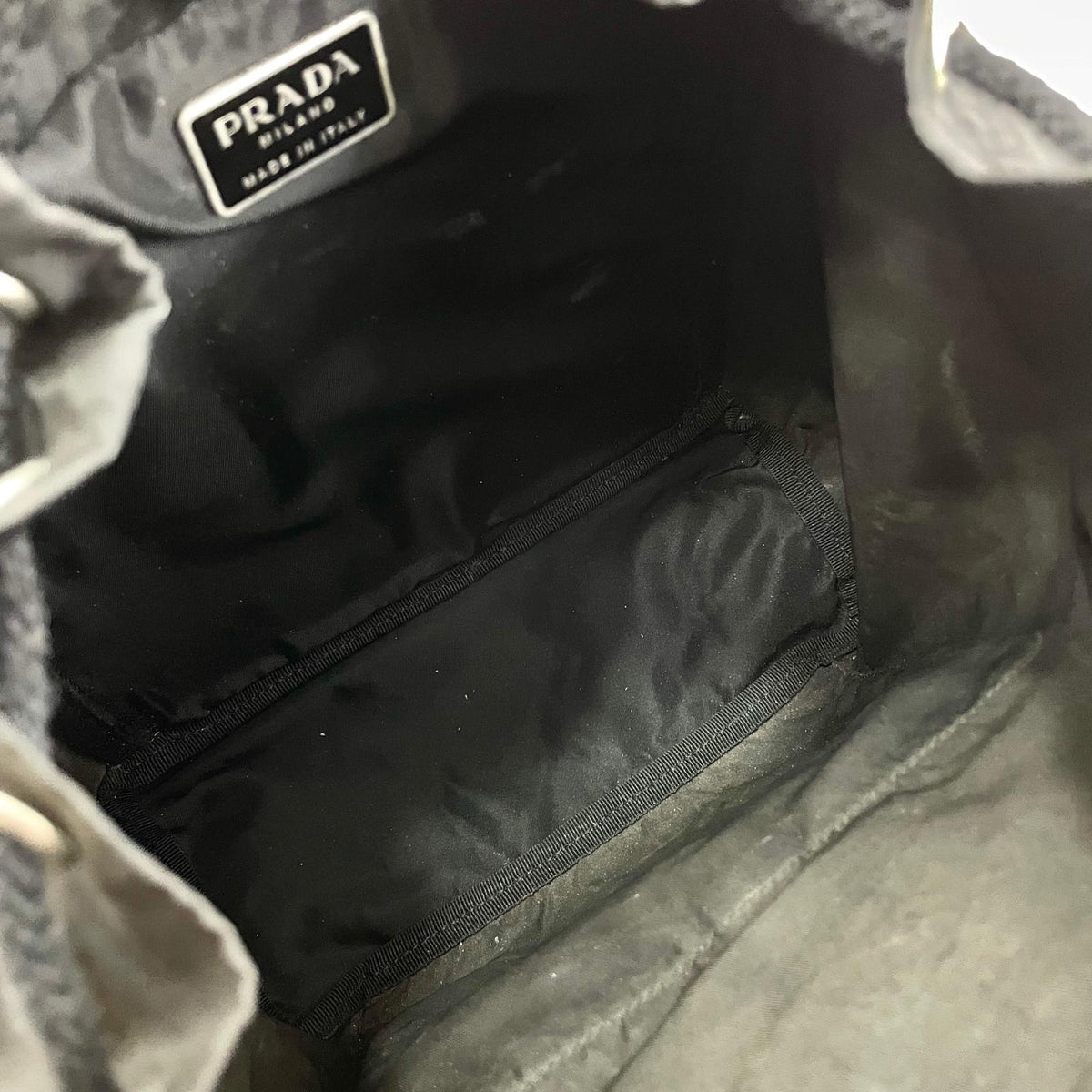 【中古】PRADA | プラダ リュック デイパック バックパック ナイロン ブラック【尾張小牧店】