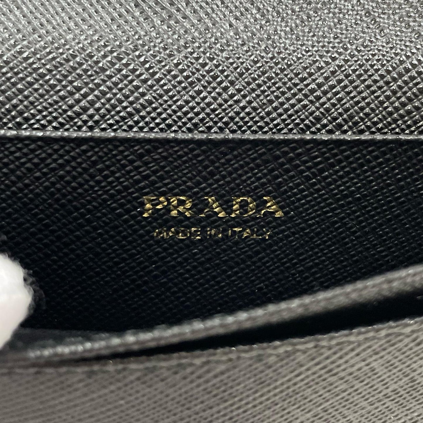 PRADA | プラダ カードケース ブラック【尾張小牧店】
