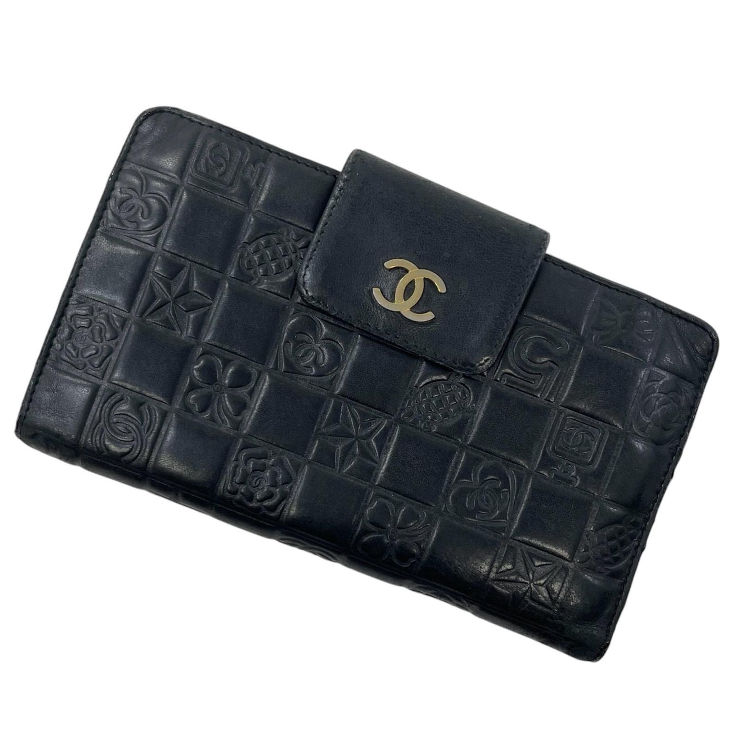 CHANEL | シャネル 二つ折り財布 ブラック【尾張小牧店】