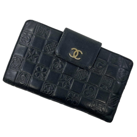 CHANEL | シャネル 二つ折り財布 ブラック【尾張小牧店】