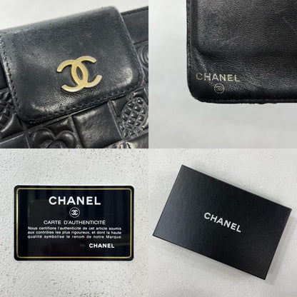 CHANEL | シャネル 二つ折り財布 ブラック【尾張小牧店】