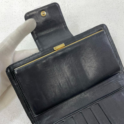CHANEL | シャネル 二つ折り財布 ブラック【尾張小牧店】