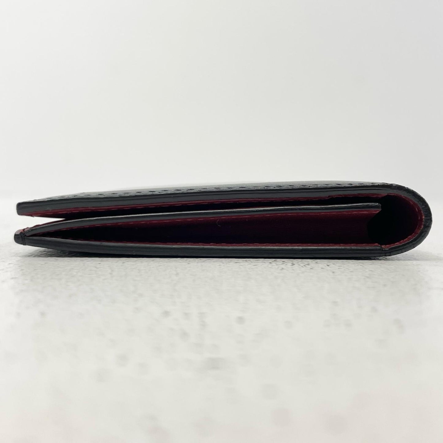 CARTIER | カルティエ 札入れ ブラック×ボルドー【尾張小牧店】