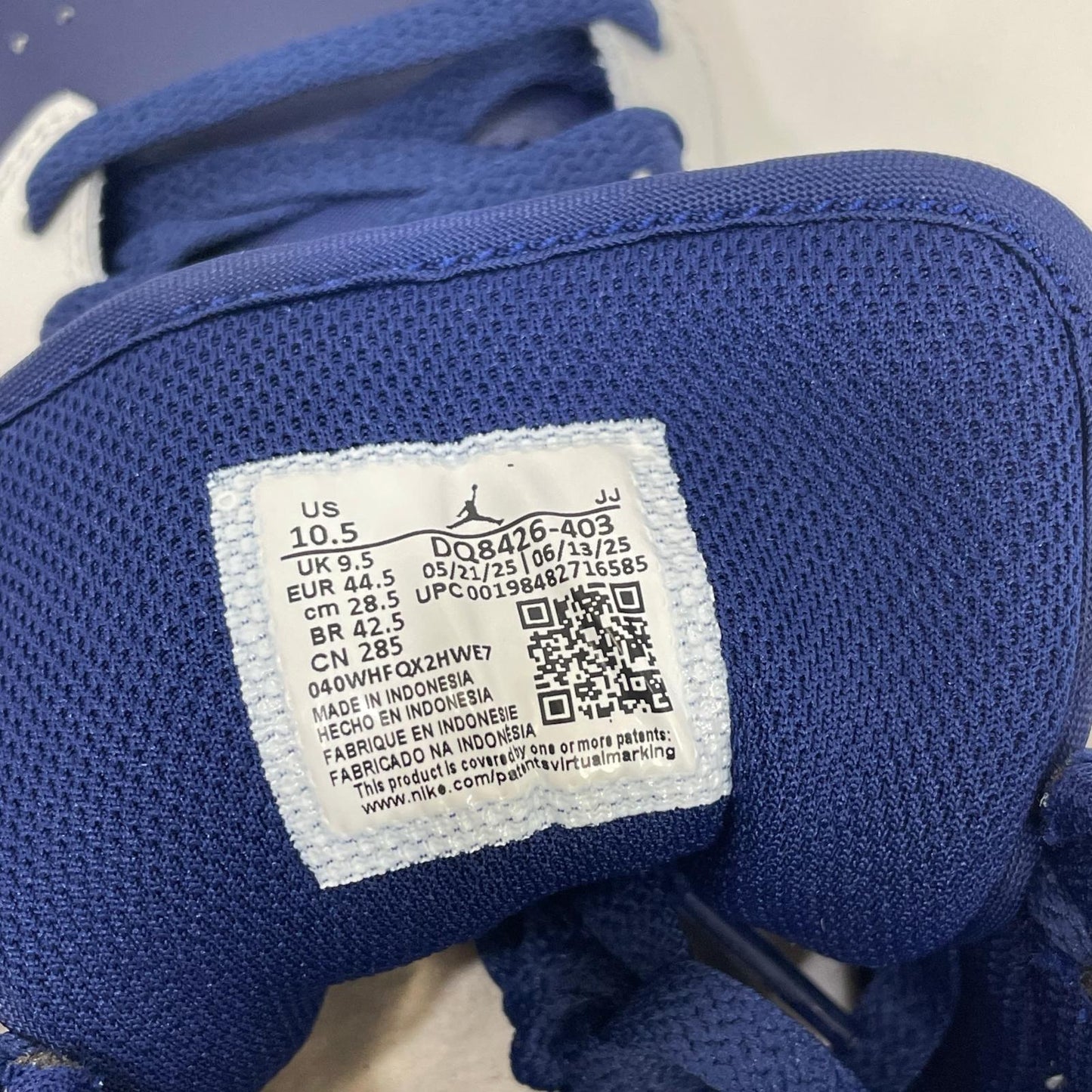 NIKE | ナイキ Air Jordan 1 Mid スニーカー 28.5cm DQ8426-403 ネイビー