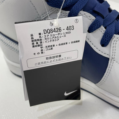 NIKE | ナイキ Air Jordan 1 Mid スニーカー 28.5cm DQ8426-403 ネイビー