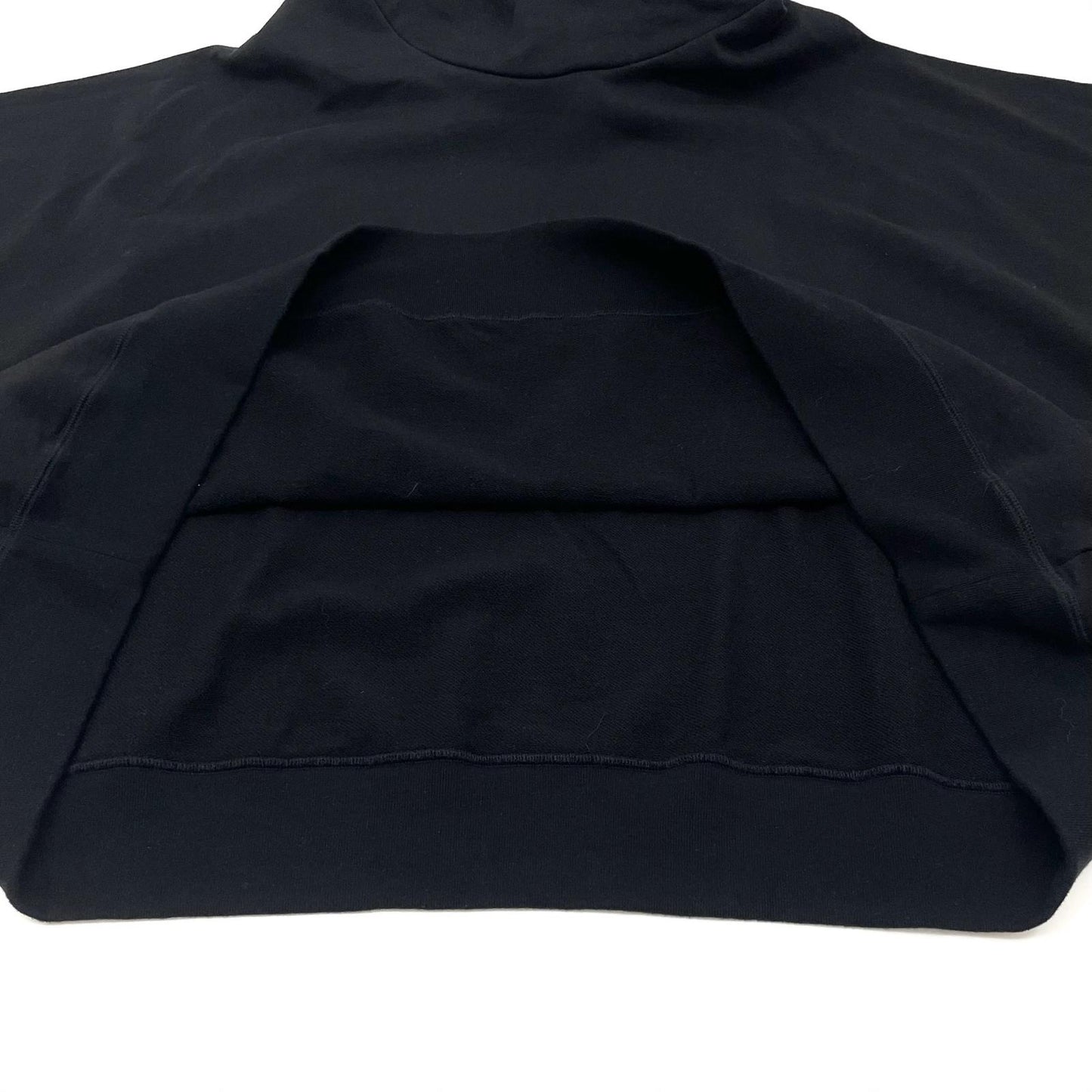 【中古】LAD MUSICIAN | ラッドミュージシャン　25SS LOOP BACK CLOTH SLEEVELESS BIG PULLOVER PARKA 長袖パーカー 2125-603 ブラック サイズ：42【尾張小牧店】