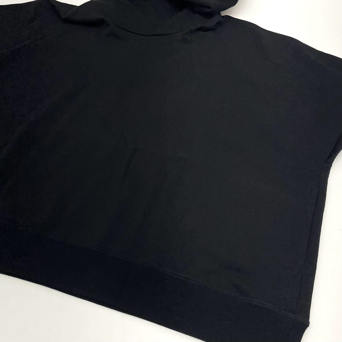 【中古】LAD MUSICIAN | ラッドミュージシャン　25SS LOOP BACK CLOTH SLEEVELESS BIG PULLOVER PARKA 長袖パーカー 2125-603 ブラック サイズ：42【尾張小牧店】
