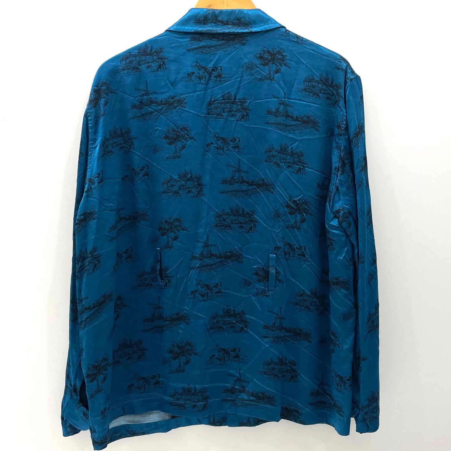【中古】MATSUFUJI｜マツフジ DAYDREAM Prinnted Jacket 長袖シャツ M211-0102 ブルー サイズ：3【尾張小牧店】