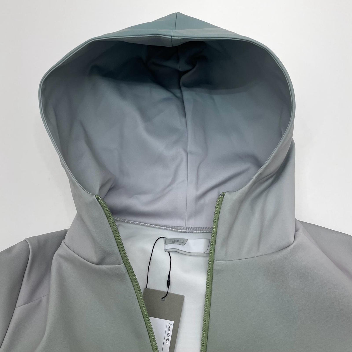 【中古】ryaw | リャウ 長袖ジップパーカー ry-251-ho01 グリーン サイズ：1【尾張小牧店】