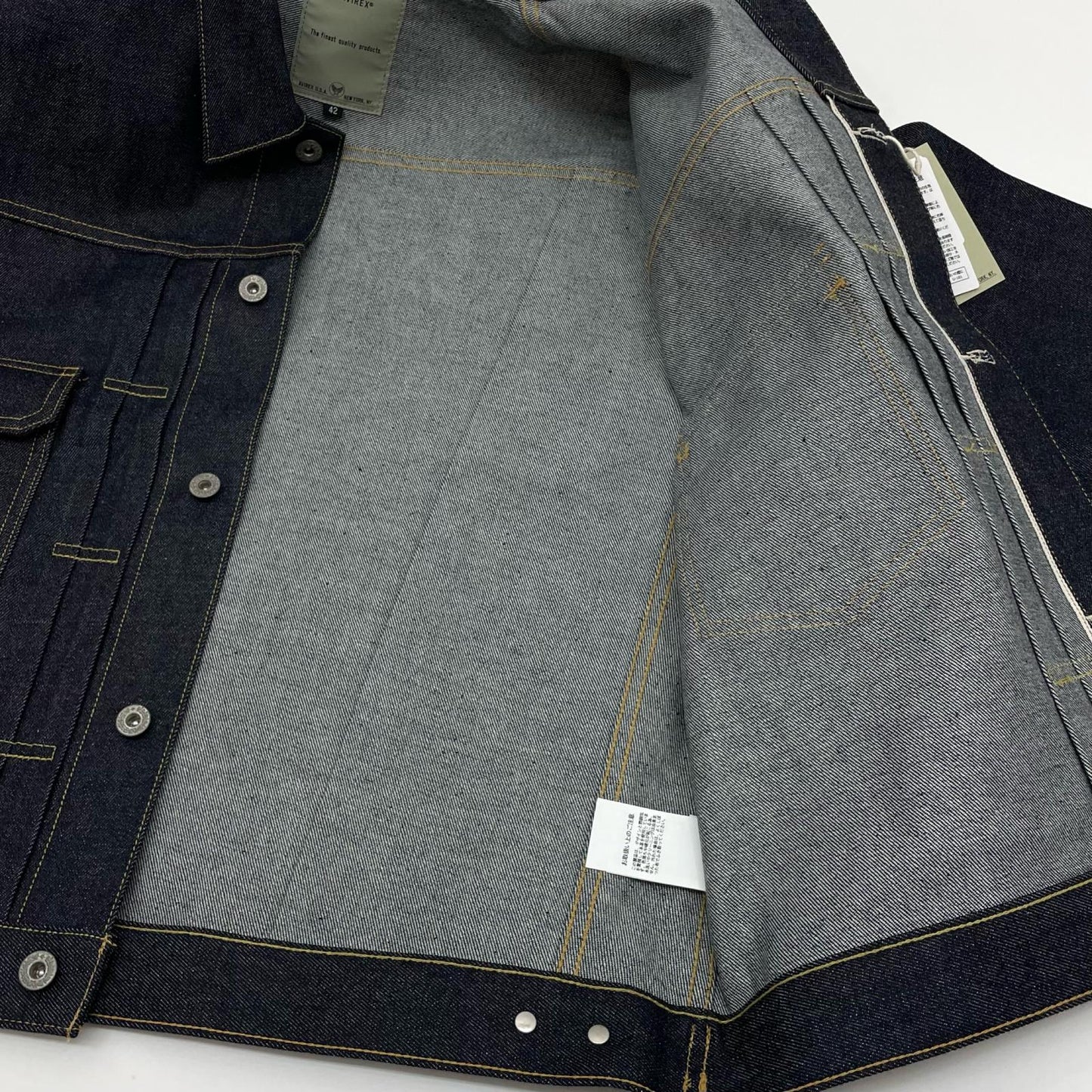 【中古】AVIREX | アヴィレックス デニムジャケット 783-6952013 ネイビー サイズ：42【尾張小牧店】