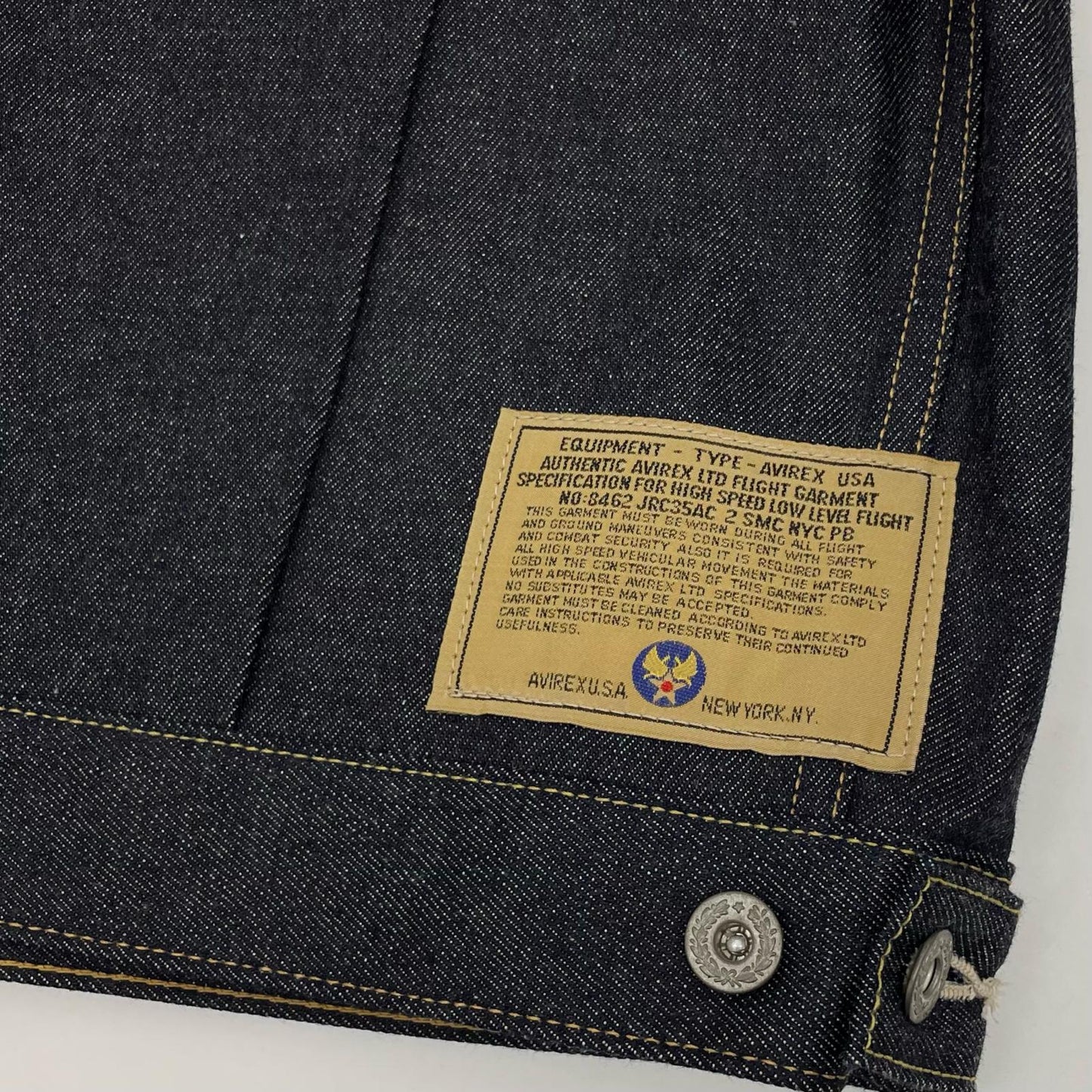 【中古】AVIREX | アヴィレックス デニムジャケット 783-6952013 ネイビー サイズ：42【尾張小牧店】