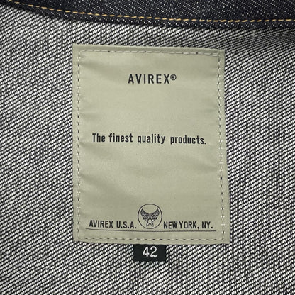 【中古】AVIREX | アヴィレックス デニムジャケット 783-6952013 ネイビー サイズ：42【尾張小牧店】