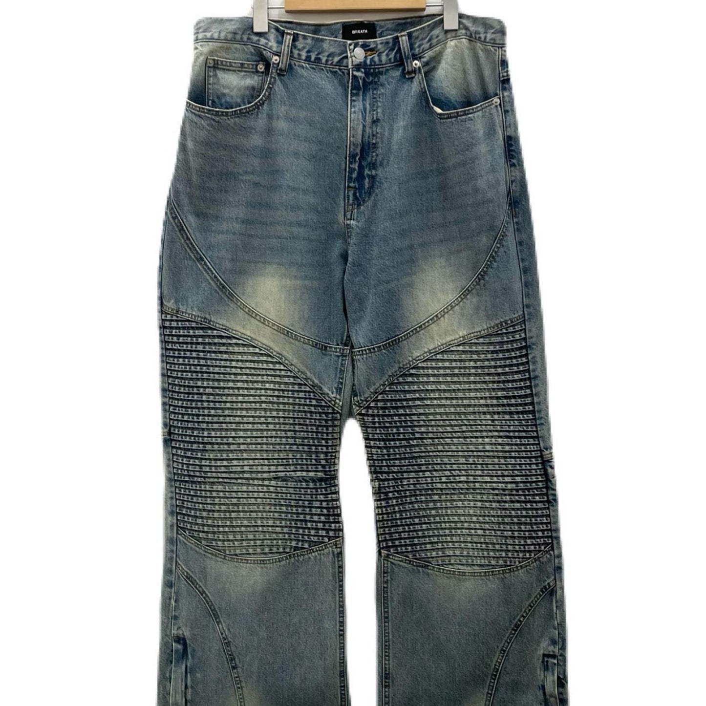 FADE BIKER DENIM PANTS / IND デニムパンツ BR25AW-P1008 ブルー サイズ：XXL【尾張小牧店】