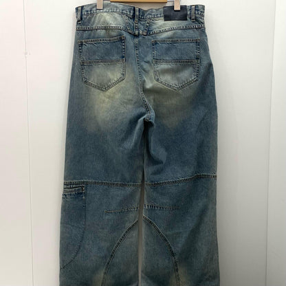 FADE BIKER DENIM PANTS / IND デニムパンツ BR25AW-P1008 ブルー サイズ：XXL【尾張小牧店】