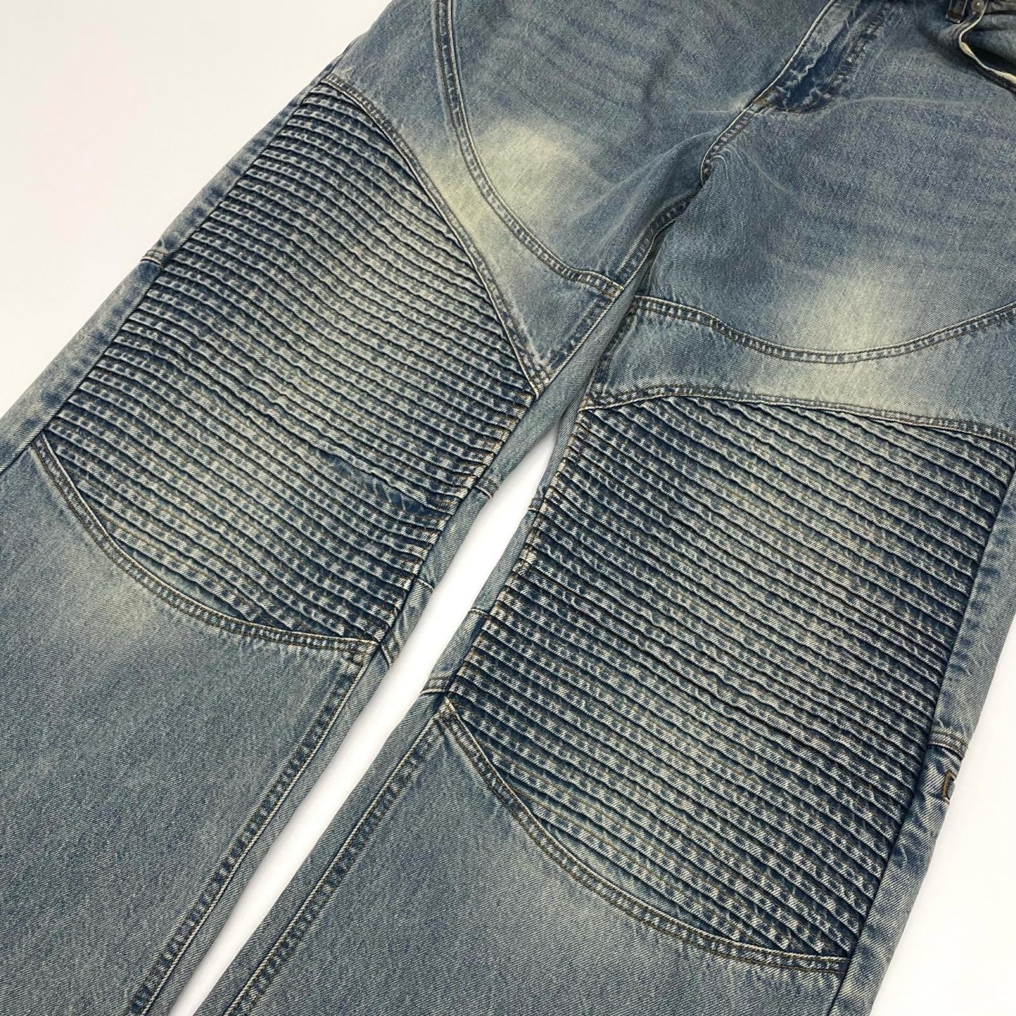 FADE BIKER DENIM PANTS / IND デニムパンツ BR25AW-P1008 ブルー サイズ：XXL【尾張小牧店】