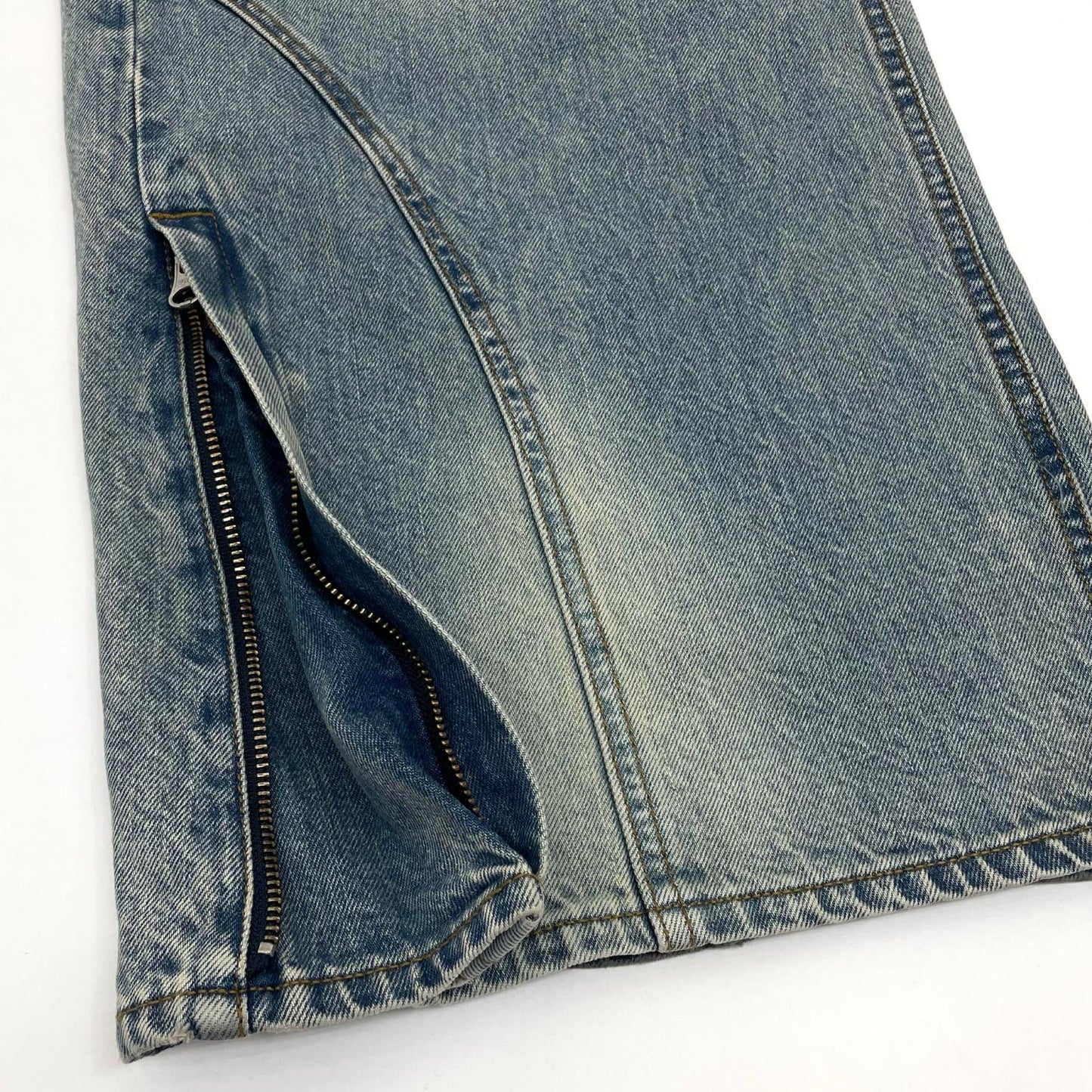 FADE BIKER DENIM PANTS / IND デニムパンツ BR25AW-P1008 ブルー サイズ：XXL【尾張小牧店】
