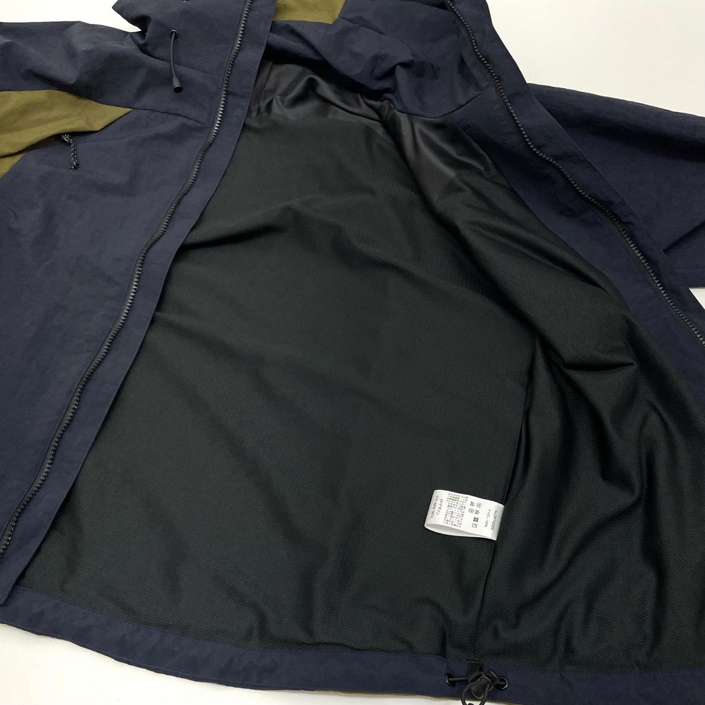【中古】Optstuff | オプトスタフ SHELL PARKA マウンテンパーカー ネイビー×カーキ サイズ：M【尾張小牧店】