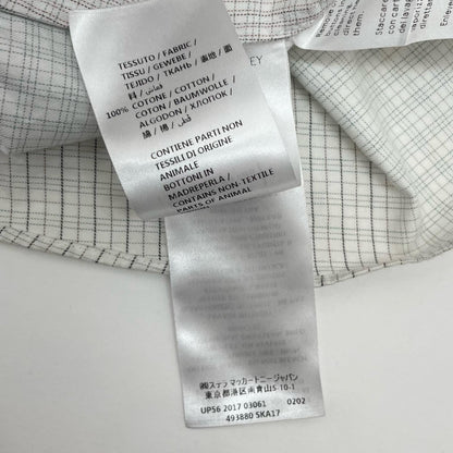 Stella McCartney | ステラマッカートニー 長袖シャツ 493880 SKA17 ブルー×ブラウン×ホワイト サイズ：36【尾張小牧店】