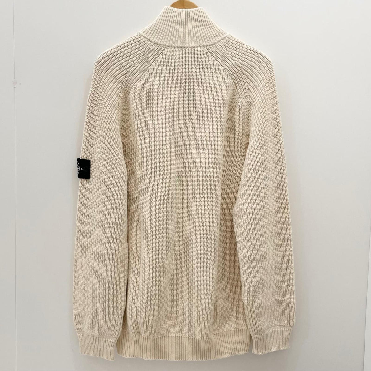 【中古】STONE ISLAND | ストーンアイランド　ドライバーズタイプ 長袖ニット K2S155100013 アイボリー サイズ：L【尾張小牧店】