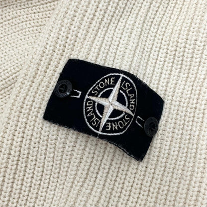 【中古】STONE ISLAND | ストーンアイランド　ドライバーズタイプ 長袖ニット K2S155100013 アイボリー サイズ：L【尾張小牧店】