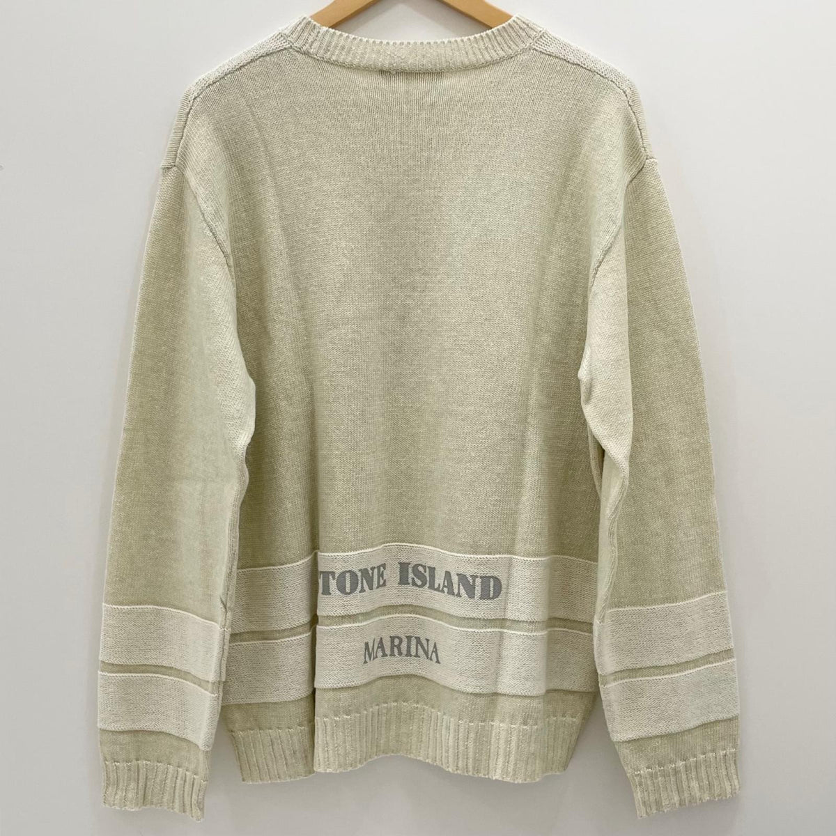 【中古】STONE ISLAND | ストーンアイランド 長袖ニット L1S155100043 アイボリー サイズ：M【尾張小牧店】