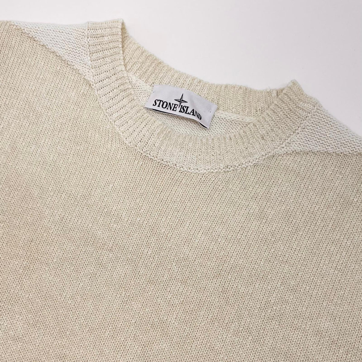 【中古】STONE ISLAND | ストーンアイランド 長袖ニット L1S155100043 アイボリー サイズ：M【尾張小牧店】