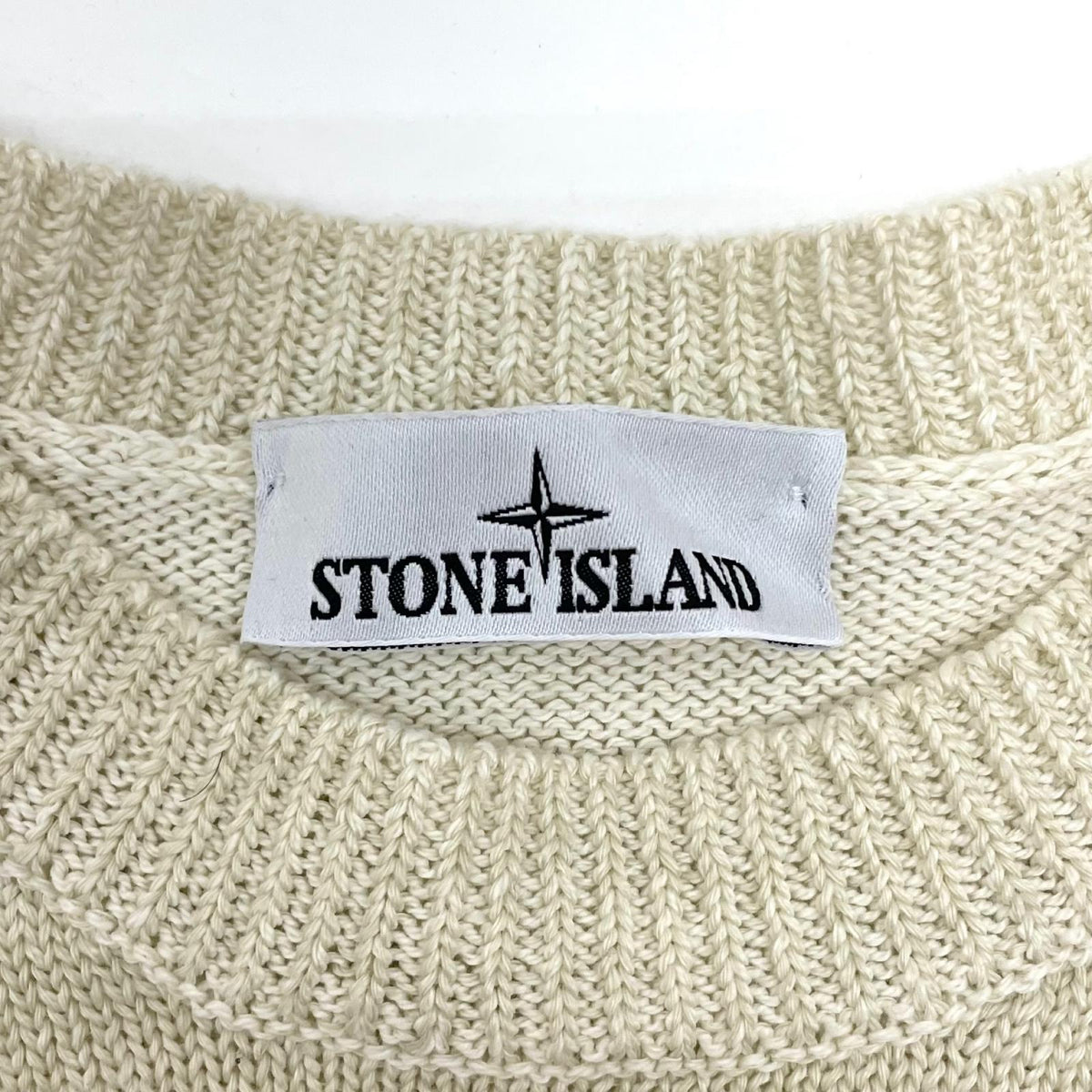 【中古】STONE ISLAND | ストーンアイランド 長袖ニット L1S155100043 アイボリー サイズ：M【尾張小牧店】