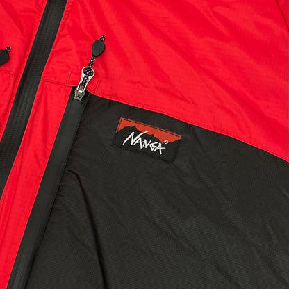 【中古】NANGA | ナンガ　30th Anniversary AURORA TEX COMBI DOWN JACKET ダウンジャケット ND2441-1A015-A レッド×ブラック サイズ：M【尾張小牧店】