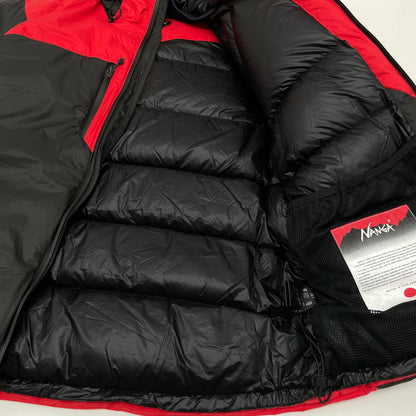 【中古】NANGA | ナンガ　30th Anniversary AURORA TEX COMBI DOWN JACKET ダウンジャケット ND2441-1A015-A レッド×ブラック サイズ：M【尾張小牧店】
