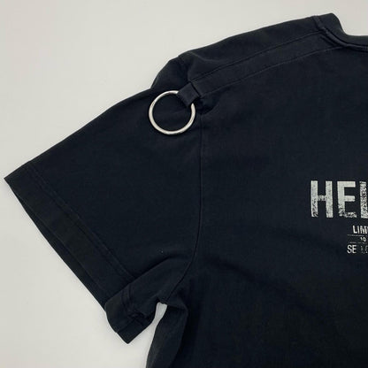 HELMUT LANG | ヘルムートラング RING DET TEE 半袖Ｔシャツ 16-8101017-050-904 ブラック サイズ：M【尾張小牧店】