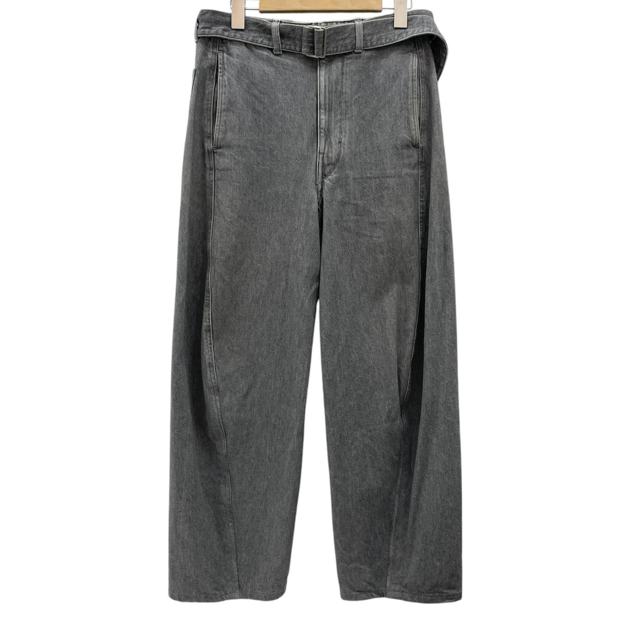 【中古】LEMAIRE | ルメール ツイストベルトコットンパンツ グレー サイズ：S【尾張小牧店】
