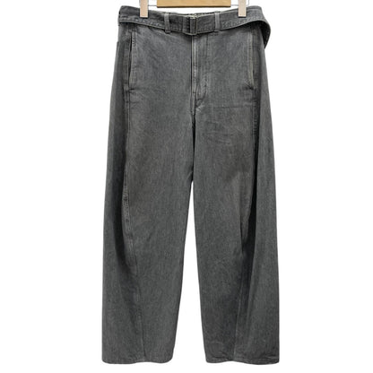 【中古】LEMAIRE | ルメール ツイストベルトコットンパンツ グレー サイズ：S【尾張小牧店】