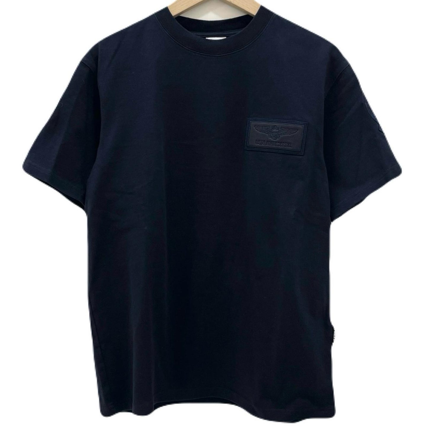 AVIREX | アヴィレックス S/S TOPGUN LEATHER PATCHED T-SHIRT 半袖Ｔシャツ ネイビー サイズ：M【尾張小牧店】