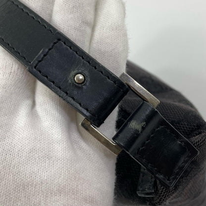 【中古】GUCCI | グッチ GGキャンバス ミニハンドバッグ アクセサリーポーチ コスメポーチ 039・1147・002122 ブラック【尾張小牧店】
