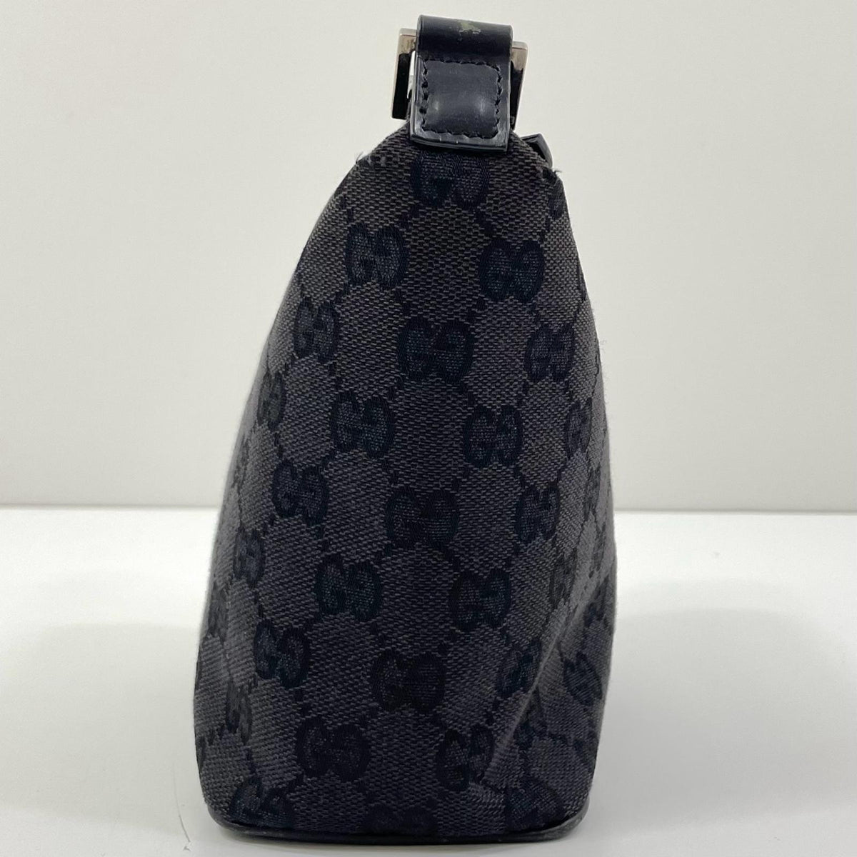 【中古】GUCCI | グッチ GGキャンバス ミニハンドバッグ アクセサリーポーチ コスメポーチ 039・1147・002122 ブラック【尾張小牧店】